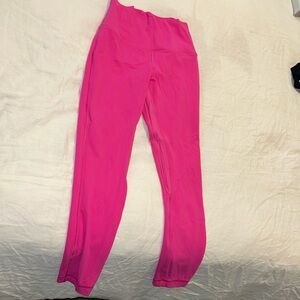 Sonic pink 7/8 high waist align leggings.  Size 6